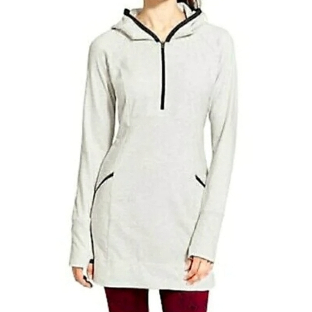 Athleta sweatshirt dress with hood